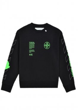 OFF-WHITE Arch Shapes Incompiuto Black/Brilliant Green Top Unisex - SO1118