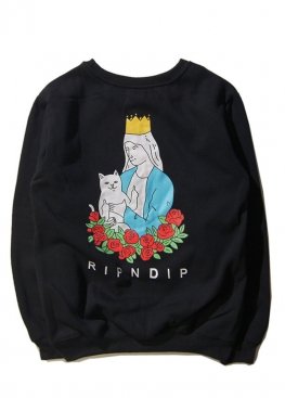 Чёрный свитер Rip n Dip Black Sweater Unisex - SR1117
