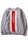 Сірий світшот Supreme Vertical Logo Panel Crewneck Color Heather Grey Sweatshirt Unisex Сірий світшот Supreme Vertical Logo Panel Crewneck Color Heather Grey Sweatshirt Unisex
