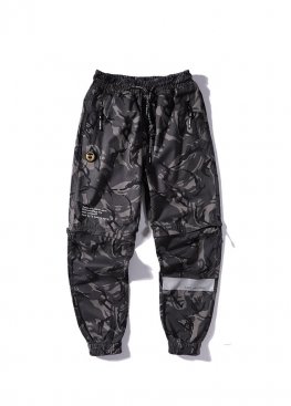 Серые штаны-шорты Bape Cargo Grey Pants Unisex - TA1114