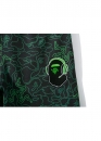 Чорно-зелені штани Bape Aape by A BATHING APE x Razer Color Black Green Pants Unisex