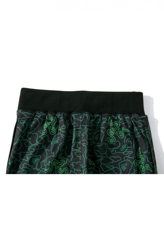 Чорно-зелені штани Bape Aape by A BATHING APE x Razer Color Black Green Pants Unisex