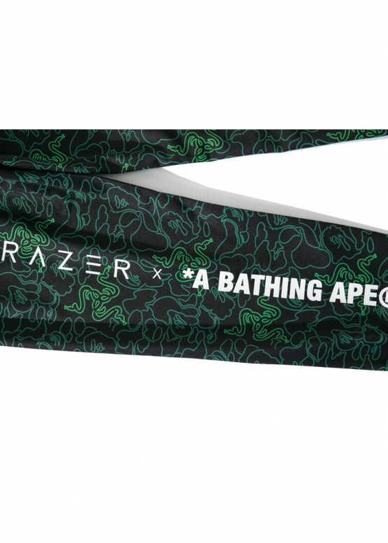 Чорно-зелені штани Bape Aape by A BATHING APE x Razer Color Black Green Pants Unisex