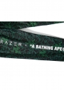 Чорно-зелені штани Bape Aape by A BATHING APE x Razer Color Black Green Pants Unisex