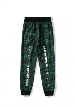 Bape x Razer Black Green Pants Unisex - TA1116
