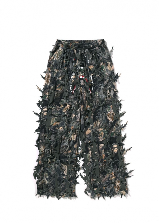 Bape Tree Edge Camo Laser Cut Straight Fit Sweat Pants