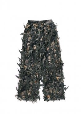 Зелені штани Bape Tree Edge Camo Laser Cut Straight Fit Sweat Pants - TA1118