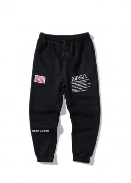 Чорні штани NASA x Heron Preston Black Pants Unisex - TI1111