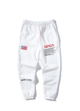 NASA x Heron Preston White Sweat Pants Unisex - TI1112