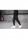 Чорні штани Cyberpunk Cargo Color Black Pants With Belts Unisex