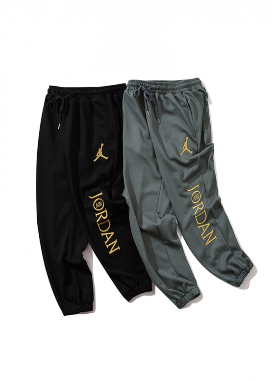 Jordan Color Grey Pants Unisex
