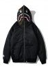 Чорна куртка Bape Shark Black Jacket Unisex - VA1116