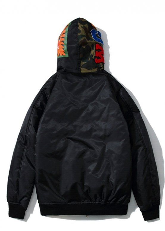 Чорна куртка Bape Aape by A BATHING APE Shark Color Black Jacket Unisex