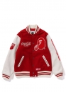 Червона куртка Bape x Coca-Cola Varsity Jacket