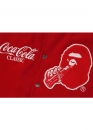 Червона куртка Bape x Coca-Cola Varsity Jacket