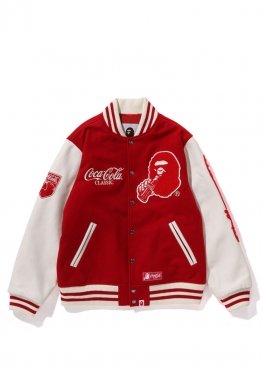 Bape x Coca-Cola Varsity Jacket - VA1117