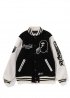 Чорна куртка Bape x Coca-Cola Varsity Jacket - VA1118