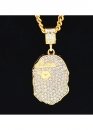 Bape Aape by A BATHING APE Iced Bling Necklace