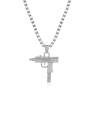 Срібний ланцюжок з автоматом UZI Supreme Color Silver Chain Срібний ланцюжок з автоматом UZI Supreme Color Silver Chain