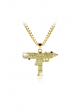 UZI Gold Bling Chain - XS1114