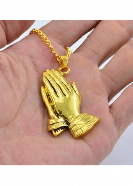 Золотий ланцюжок Drake Prayer Hands Gold Chain - XS1116