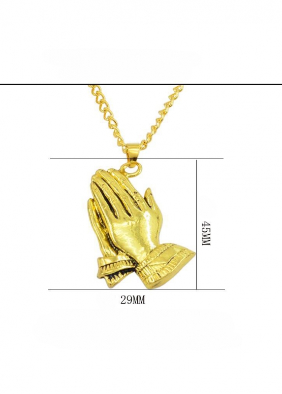 Золотий ланцюжок Drake Prayer Hands Color Gold Chain