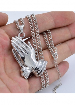 Срібний ланцюжок Drake Prayer Hands Silver Chain - XS1117