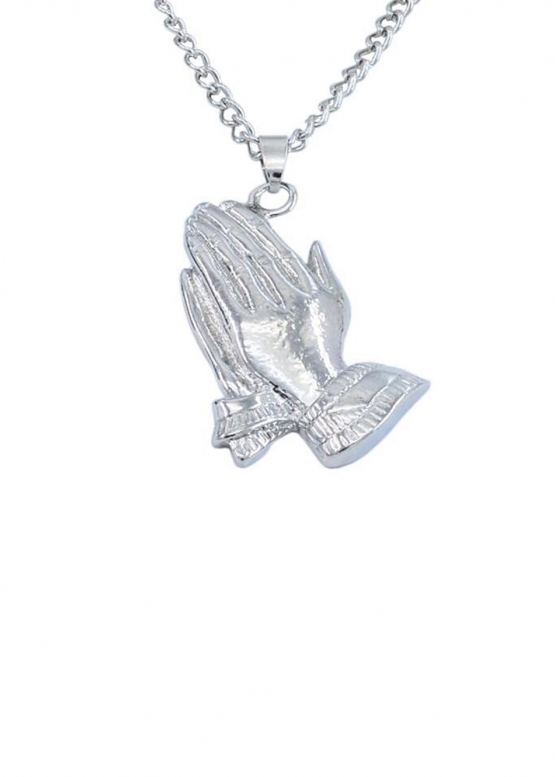 Срібний ланцюжок Drake Prayer Hands Color Silver Chain