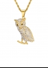 Owl Gold Bling Chain - XS1118
