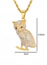 Owl Color Gold Bling Chain