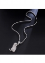Срібний ланцюжок з совою Owl Color Silver Bling Chain