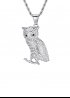 Срібний ланцюжок з совою Owl Silver Bling Chain - XS1119