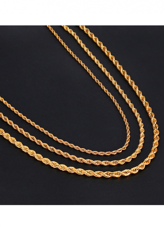 Color Gold Rope Chain