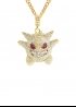 Золотий ланцюжок з покемоном Gengar Pokemon Gold Bling Necklace - XS1124