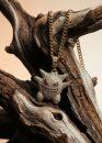 Gengar Pokemon Color Gold Bling Necklace